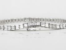 5CT DIAMOND CHANNEL BRACELET