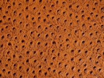 Etier Gusto Single Watch Roll Tan Ostrich Leather