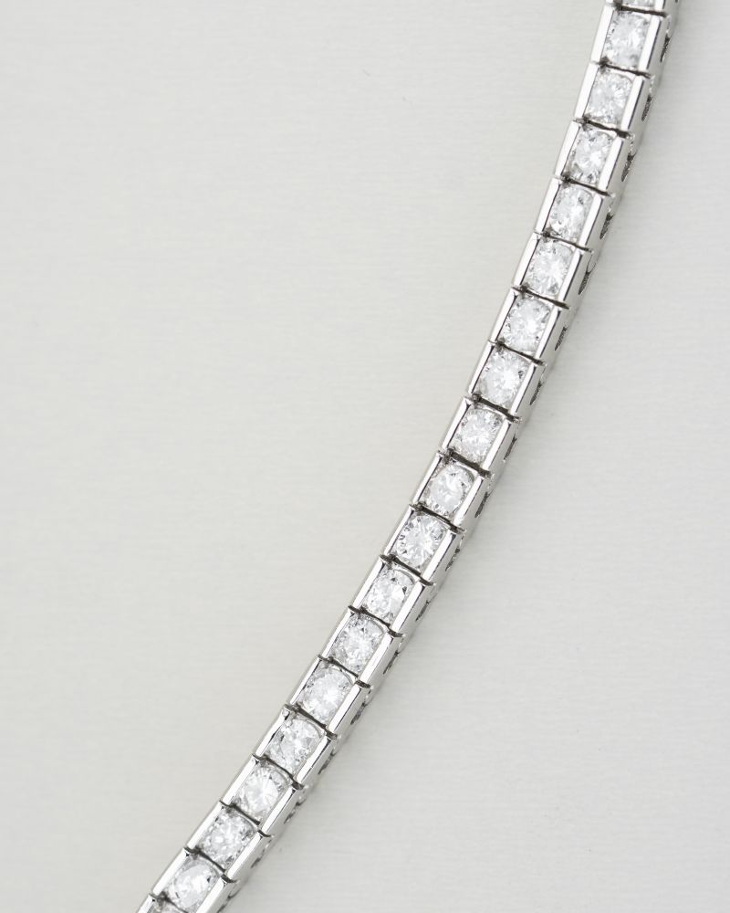 5CT DIAMOND CHANNEL BRACELET