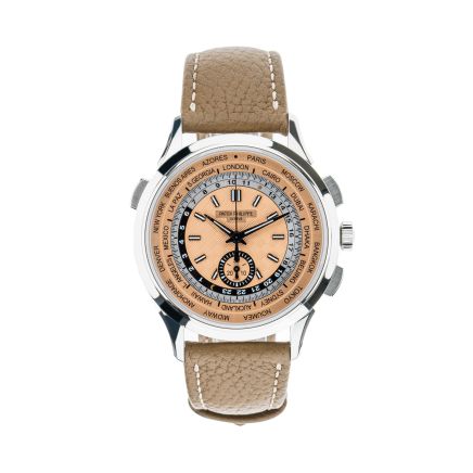 5935A Complications Salmon Dial Worldtimer